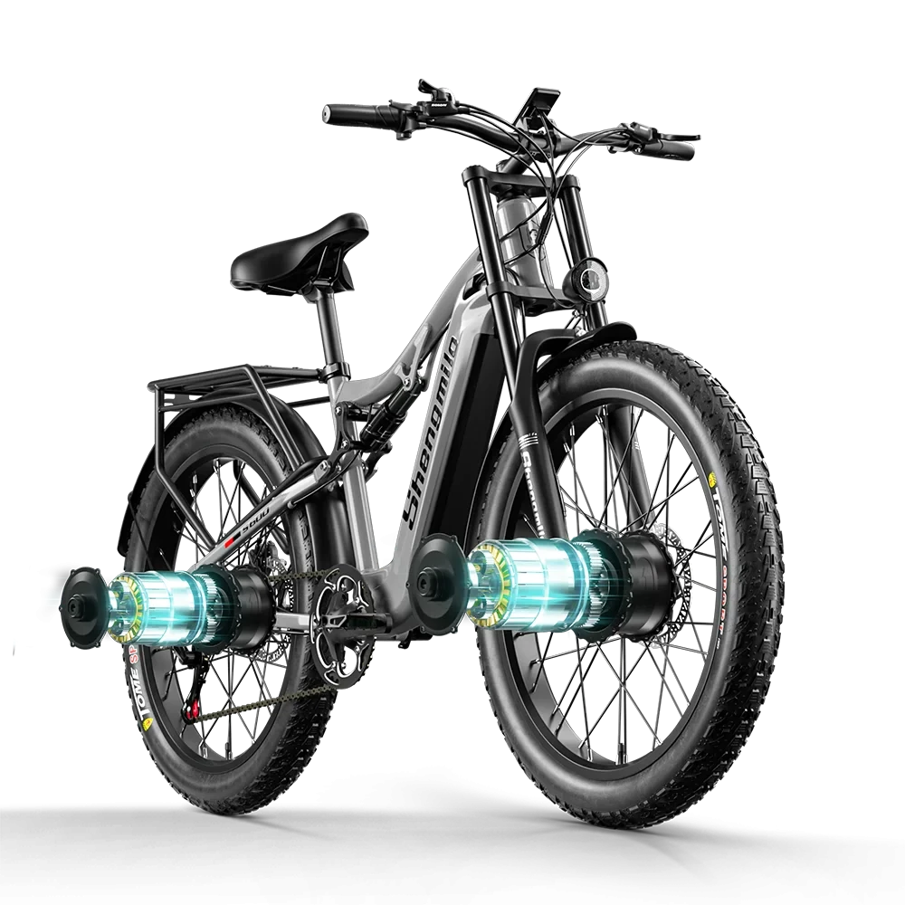 Dual Motor Fat Tire E-Bike 2000W