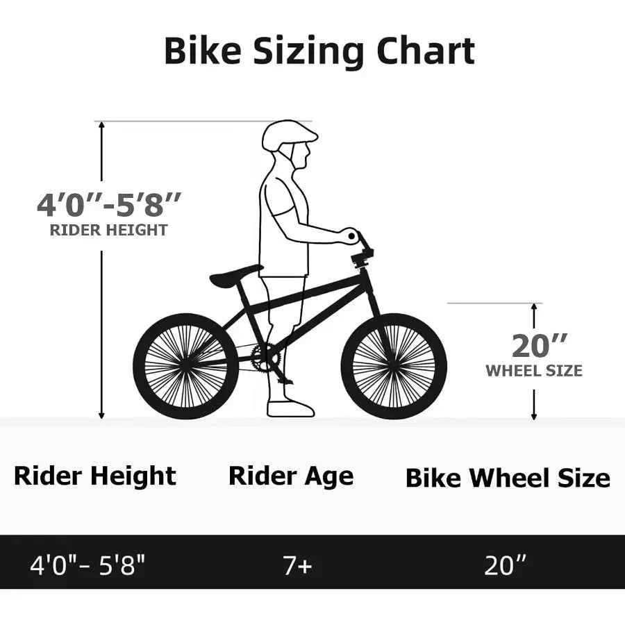 20” BMX Freestyle Bike