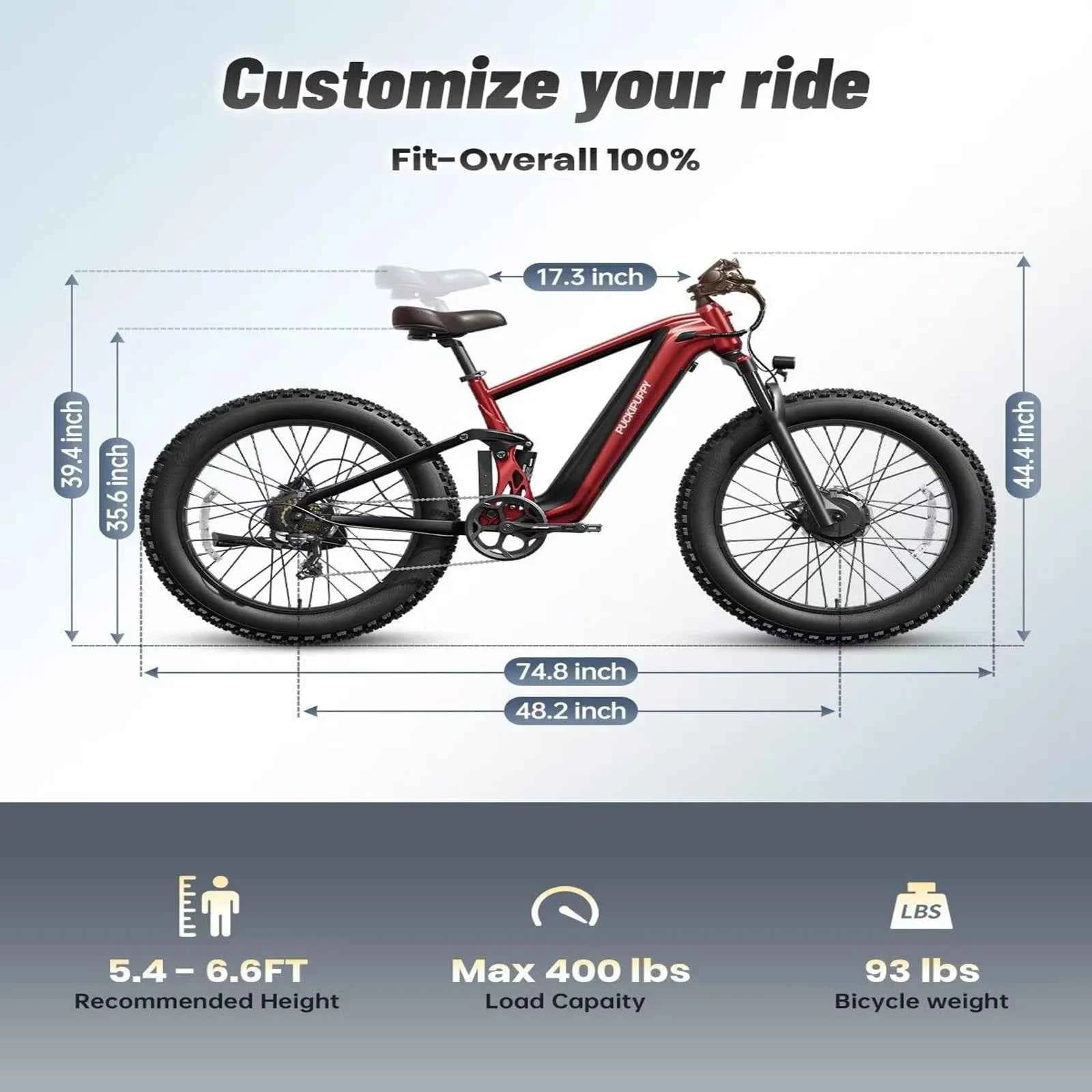 Dual Motor E-Bike 1600W