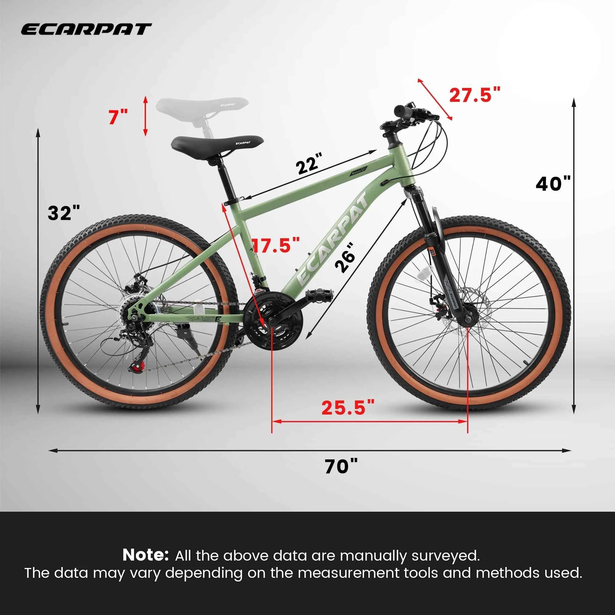 27.5” Trail Mountain Bike 21-Speed