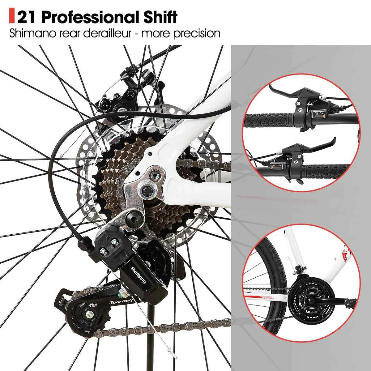 26” Mountain Bike 21-Speed