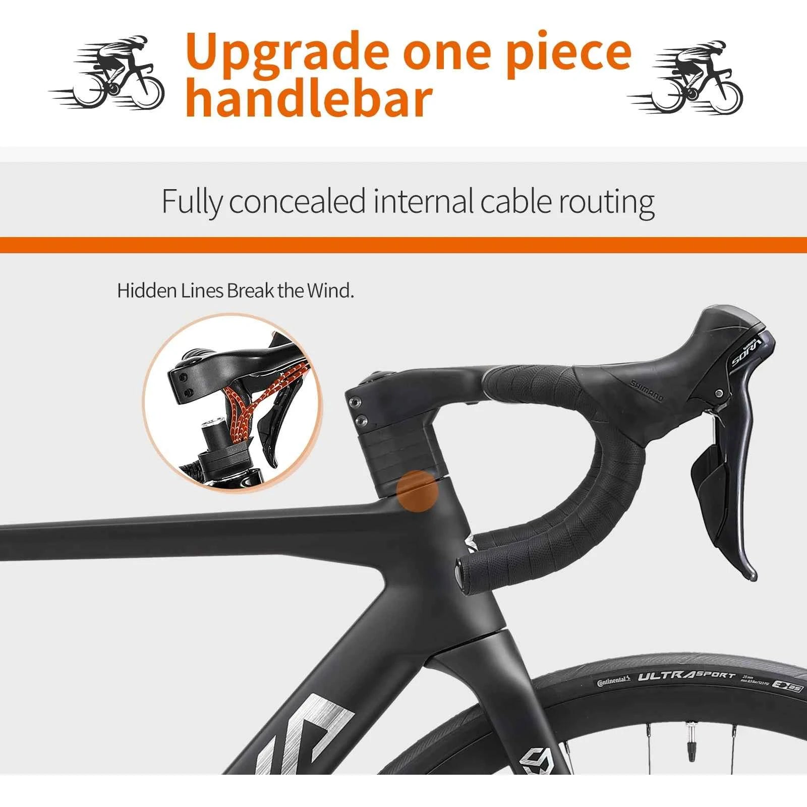 Carbon Fiber Road Bike 18-Speed