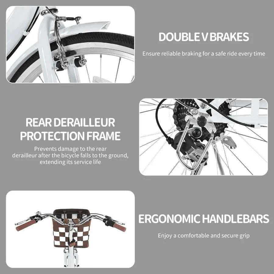 Foldable Beach Cruiser Bike