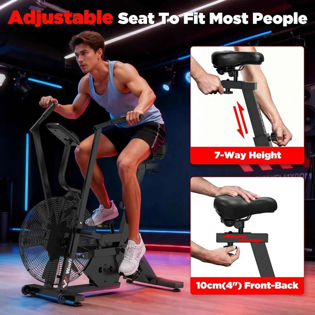 Air Resistance Fan Bike Adjustable
