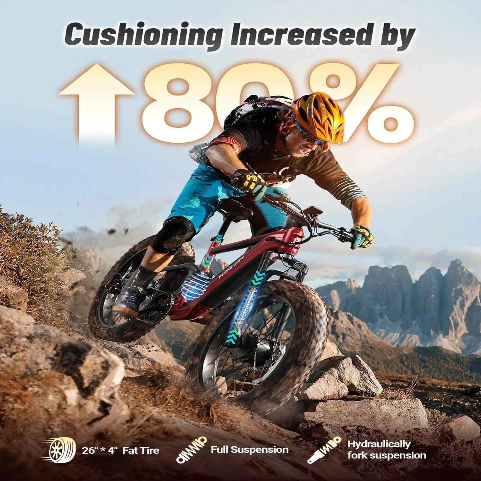 Dual Motor E-Bike 1600W