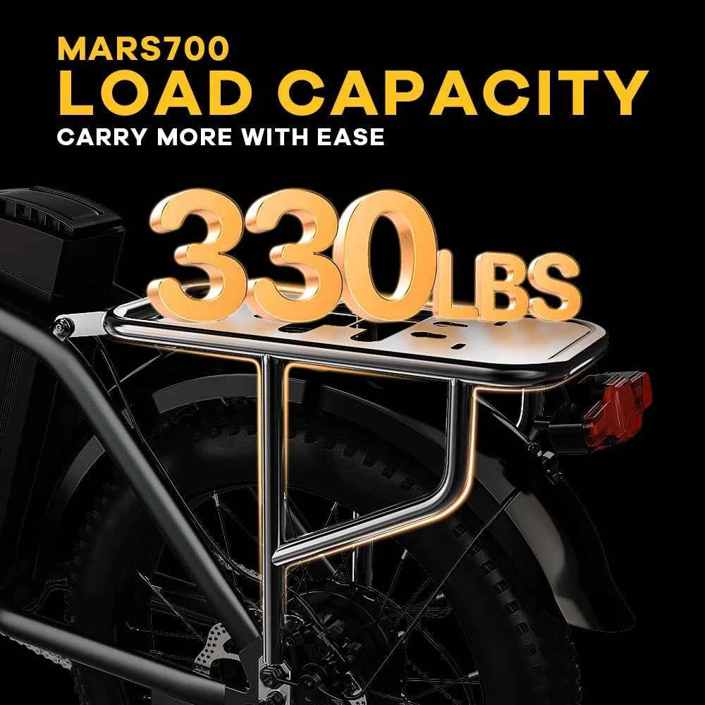 20” Fat Tire Folding E-Bike 1000W