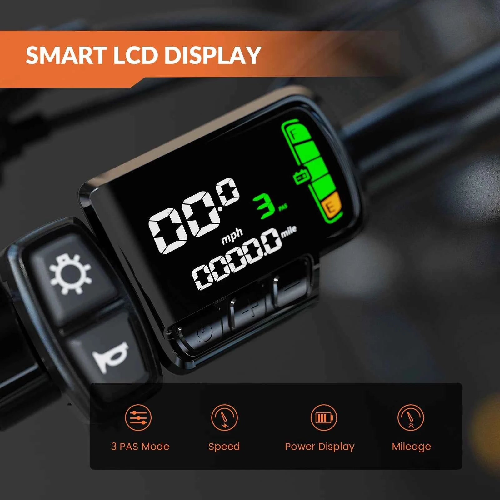 Electric Bike 700W LCD