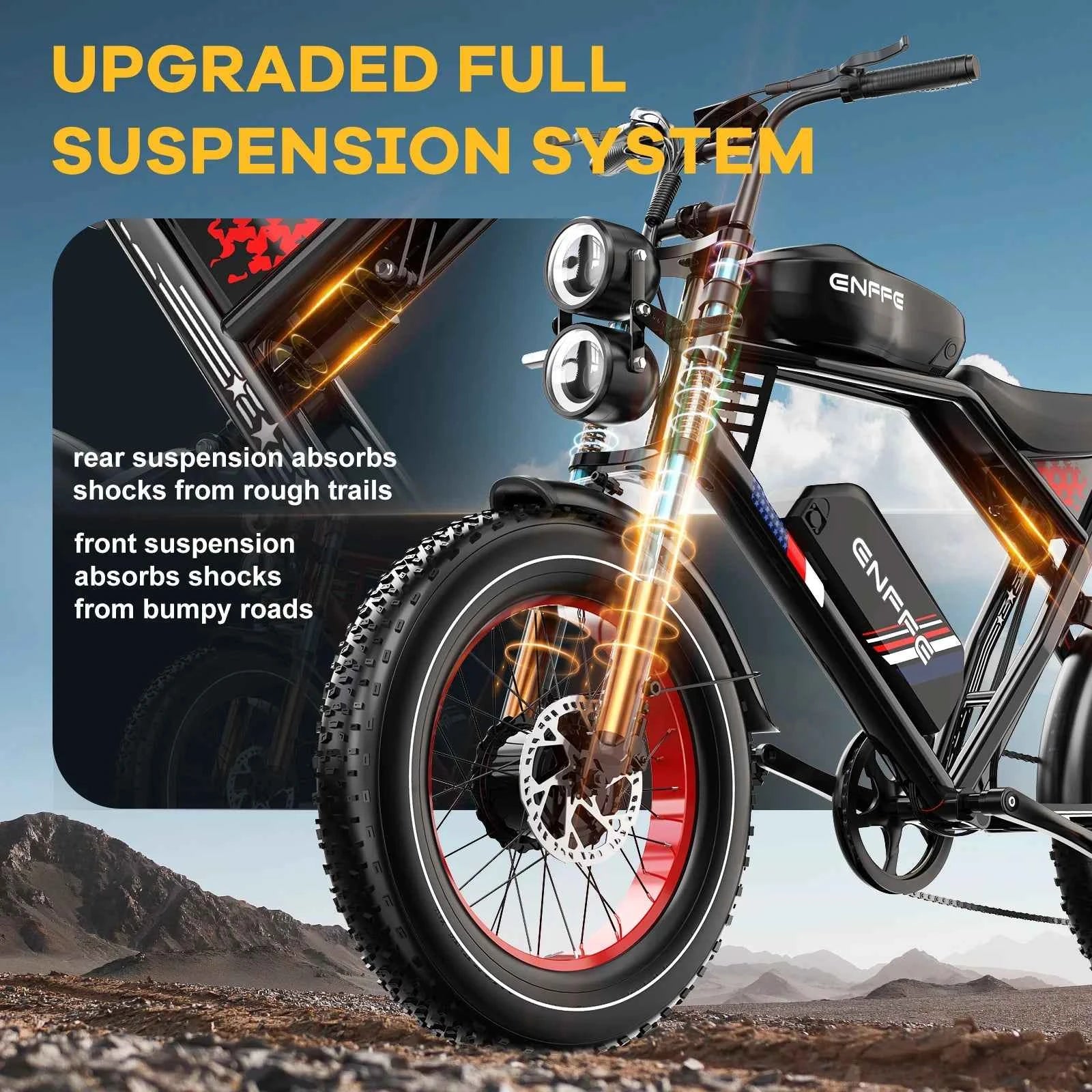 20” Fat Tire E-Bike 1500W