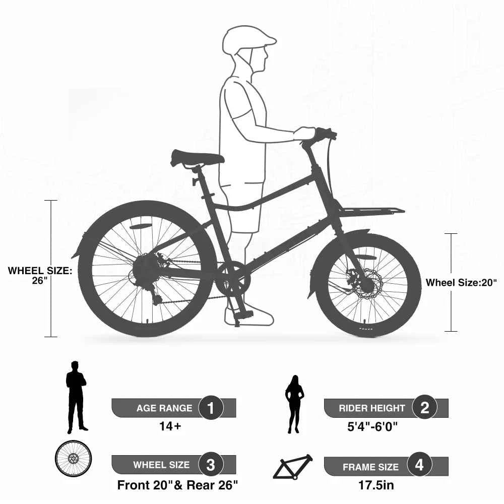 26” Cargo Bike 7-Speed