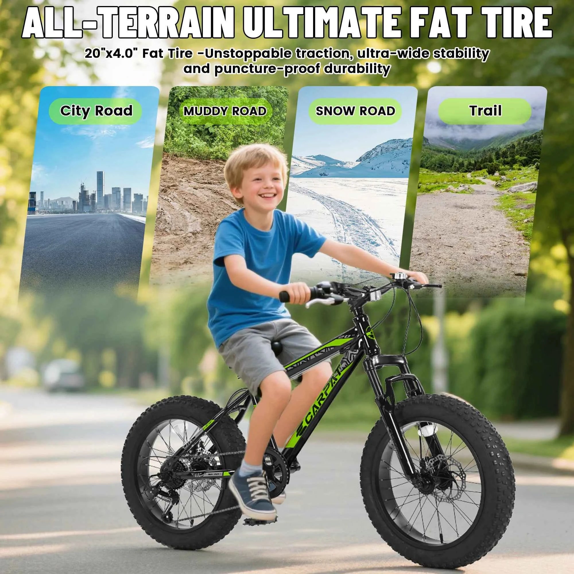 Kids Fat Tire Bike 20”