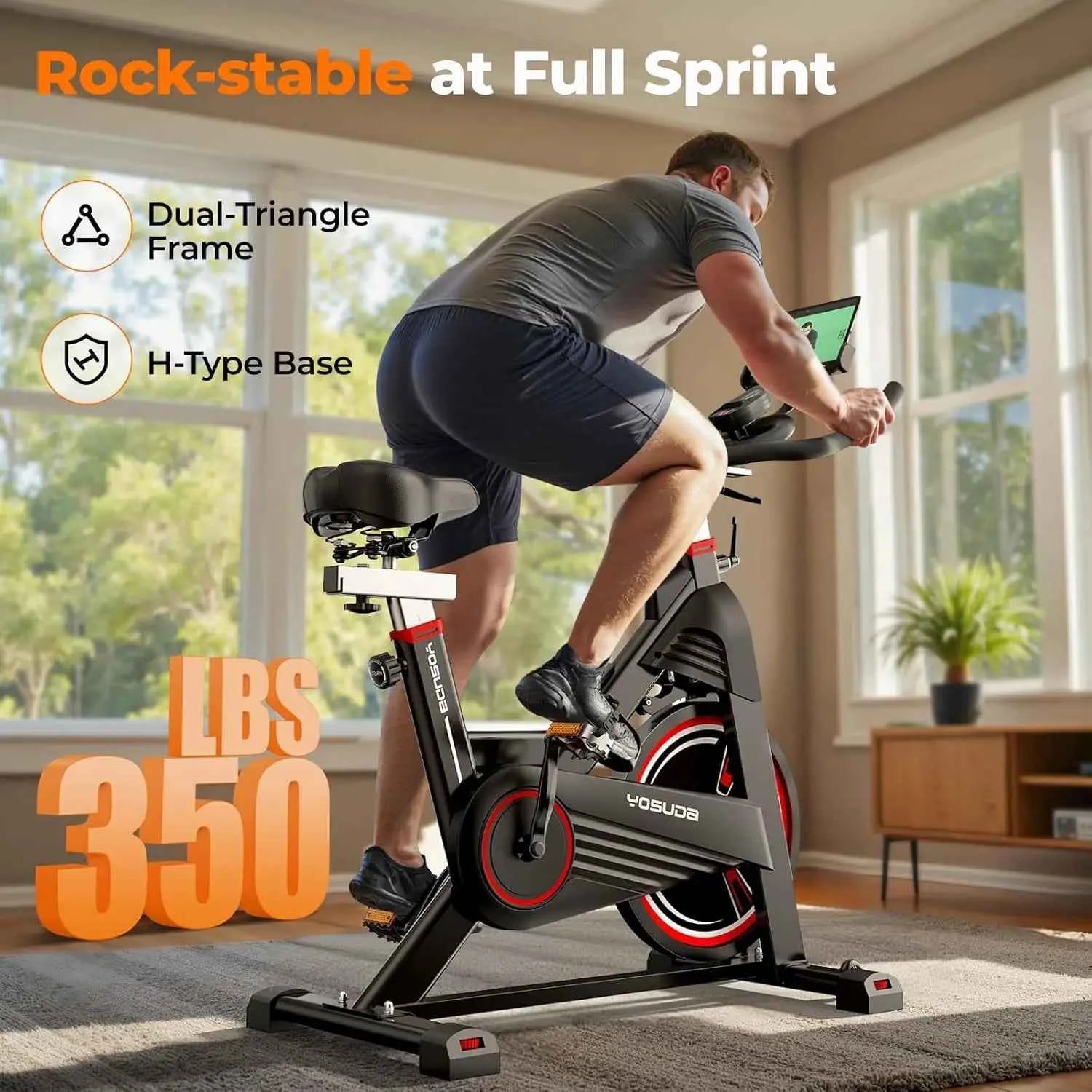 Magnetic Exercise Bike 350lb