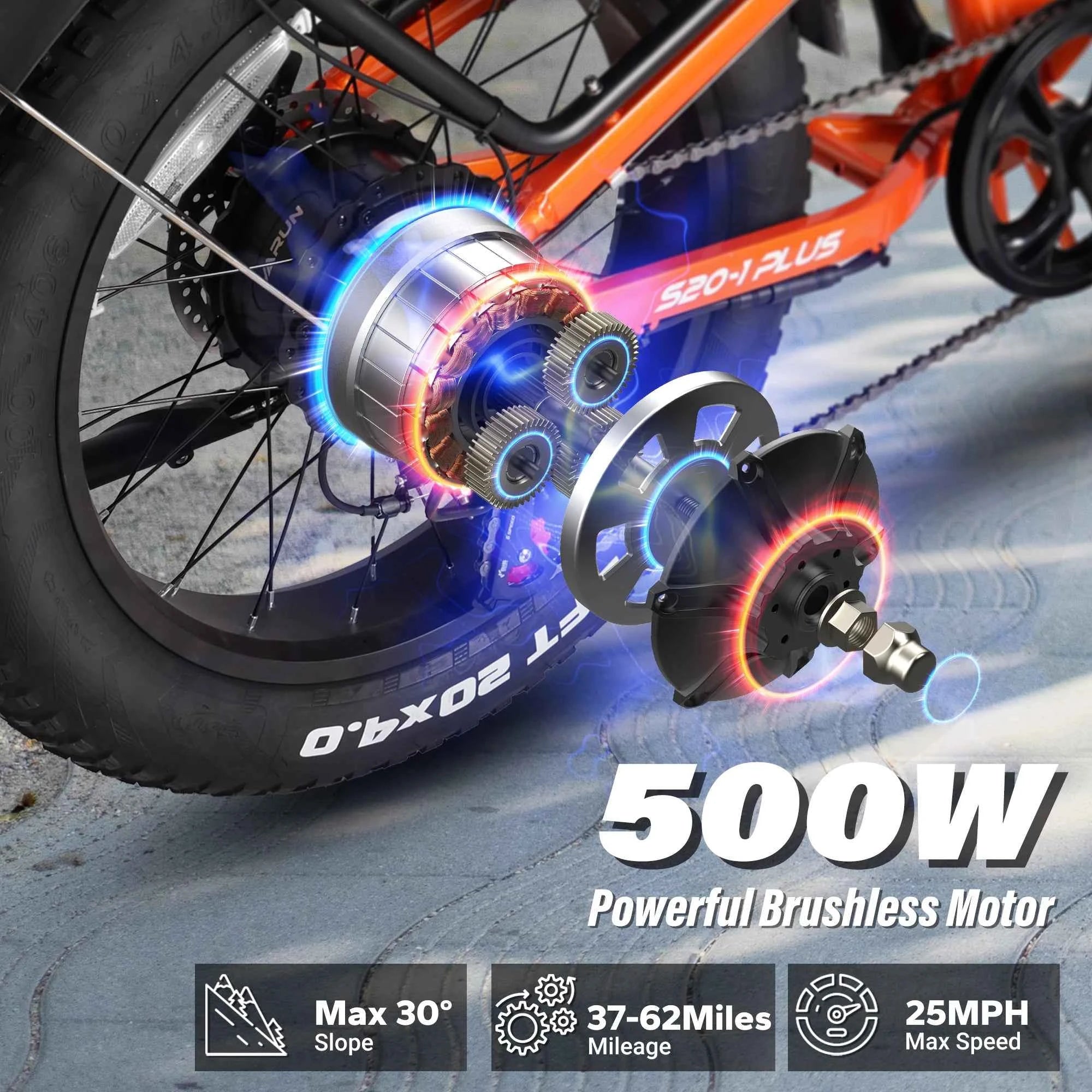 Foldable Fat Tire E-Bike 750W