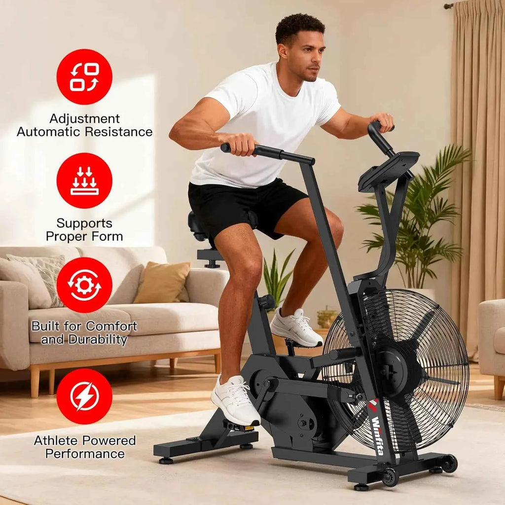 Air Resistance Fan Bike Adjustable