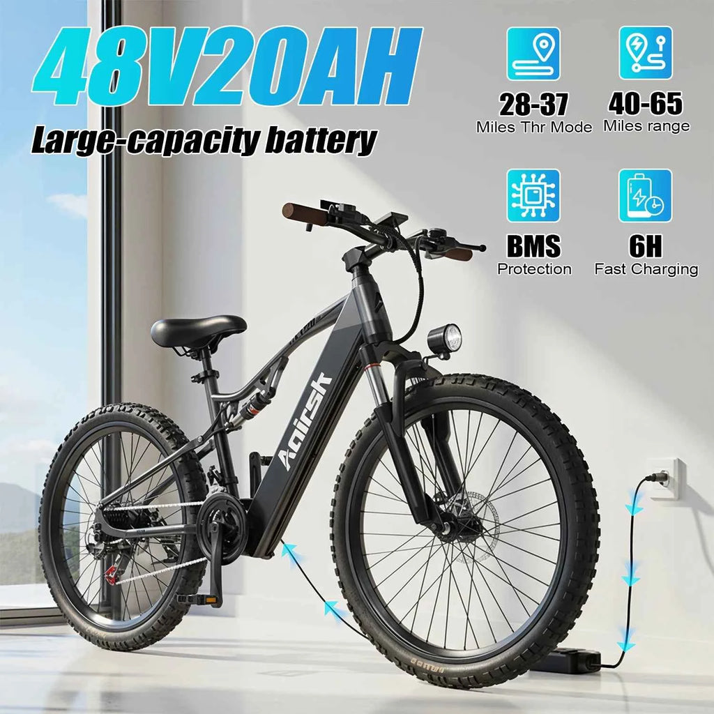 26” Fat Tire E-MTB 500W