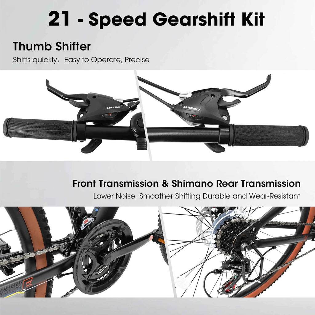 27.5” Trail Mountain Bike 21-Speed