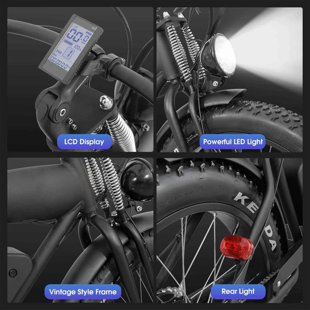 Fat Tire E-MTB 37MPH