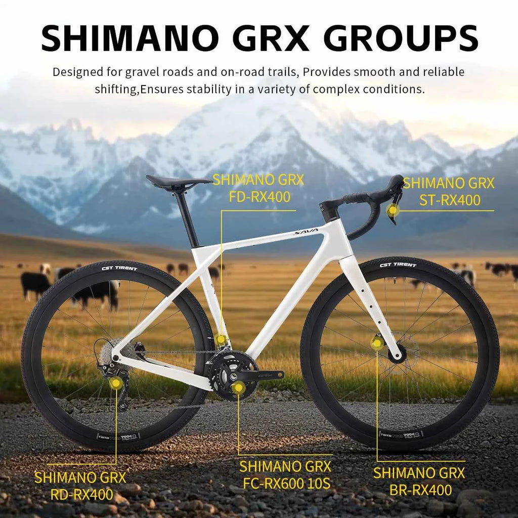 700C Gravel Bike Carbon 20-Speed