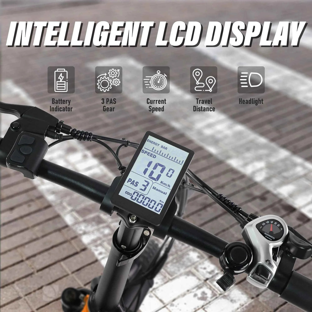 Foldable Fat Tire E-Bike 750W