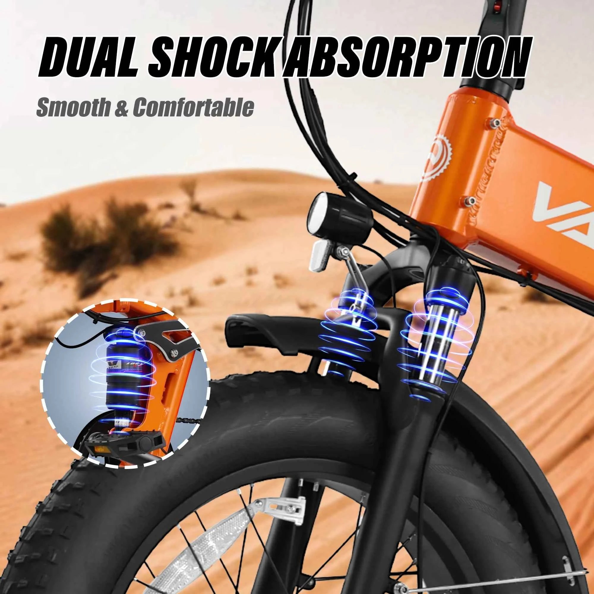 Foldable Fat Tire E-Bike 750W