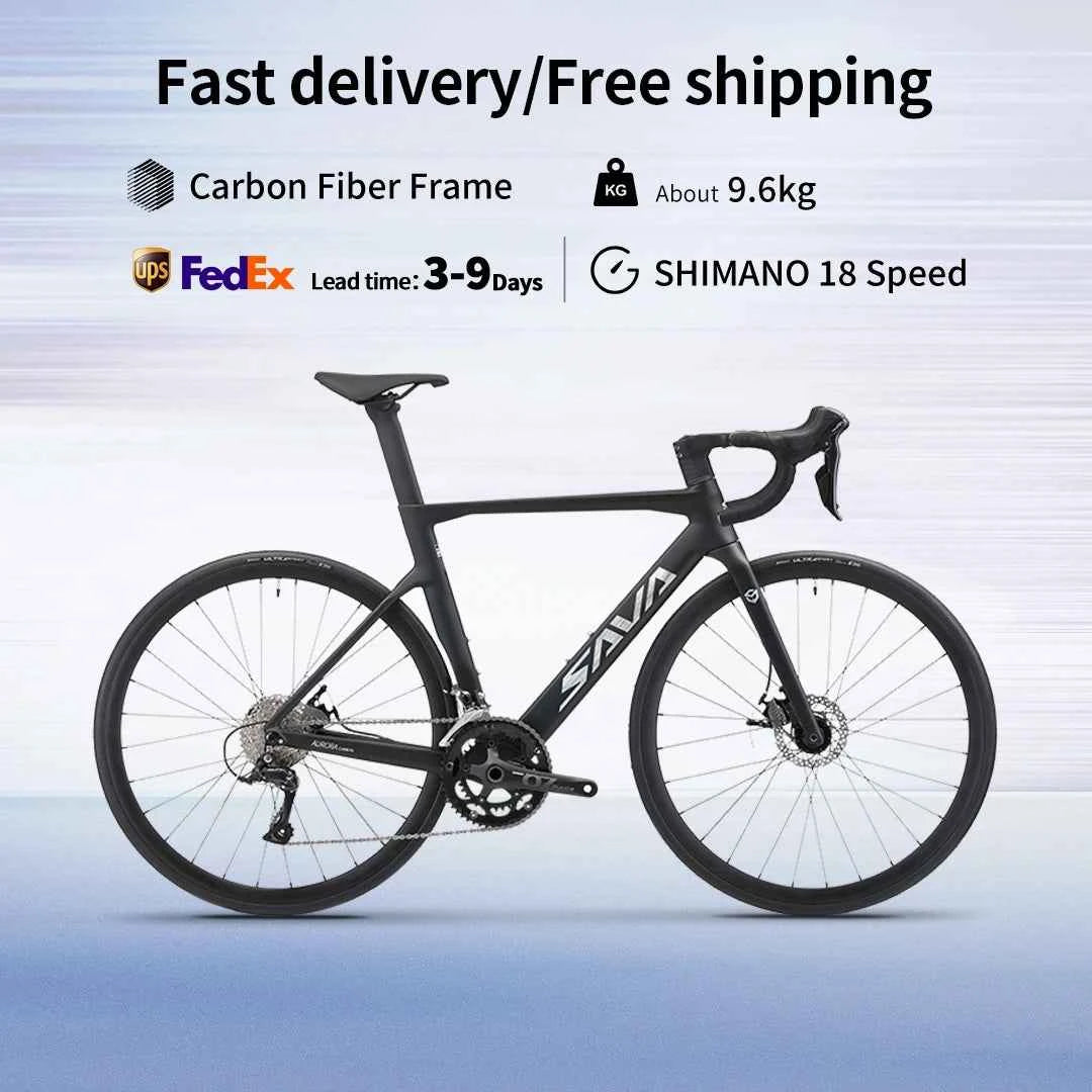 Carbon Fiber Road Bike 18-Speed