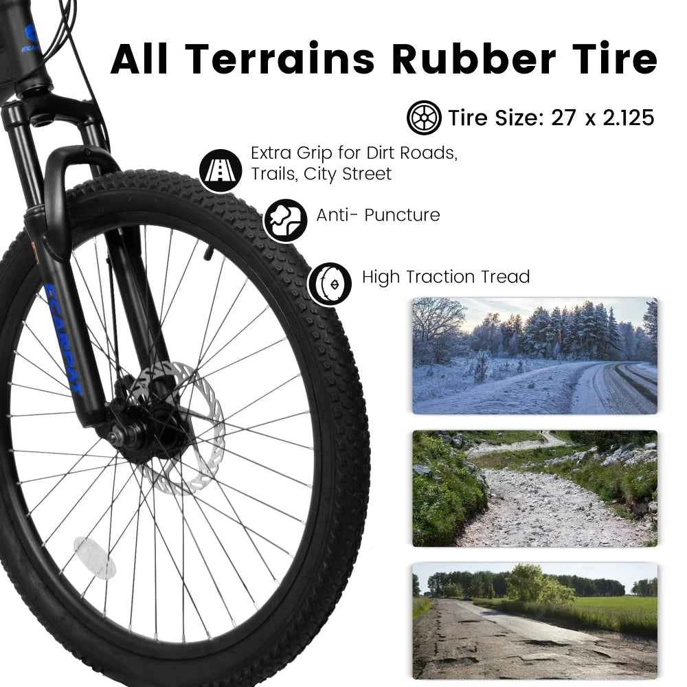 27.5” Full Suspension MTB 21-Speed