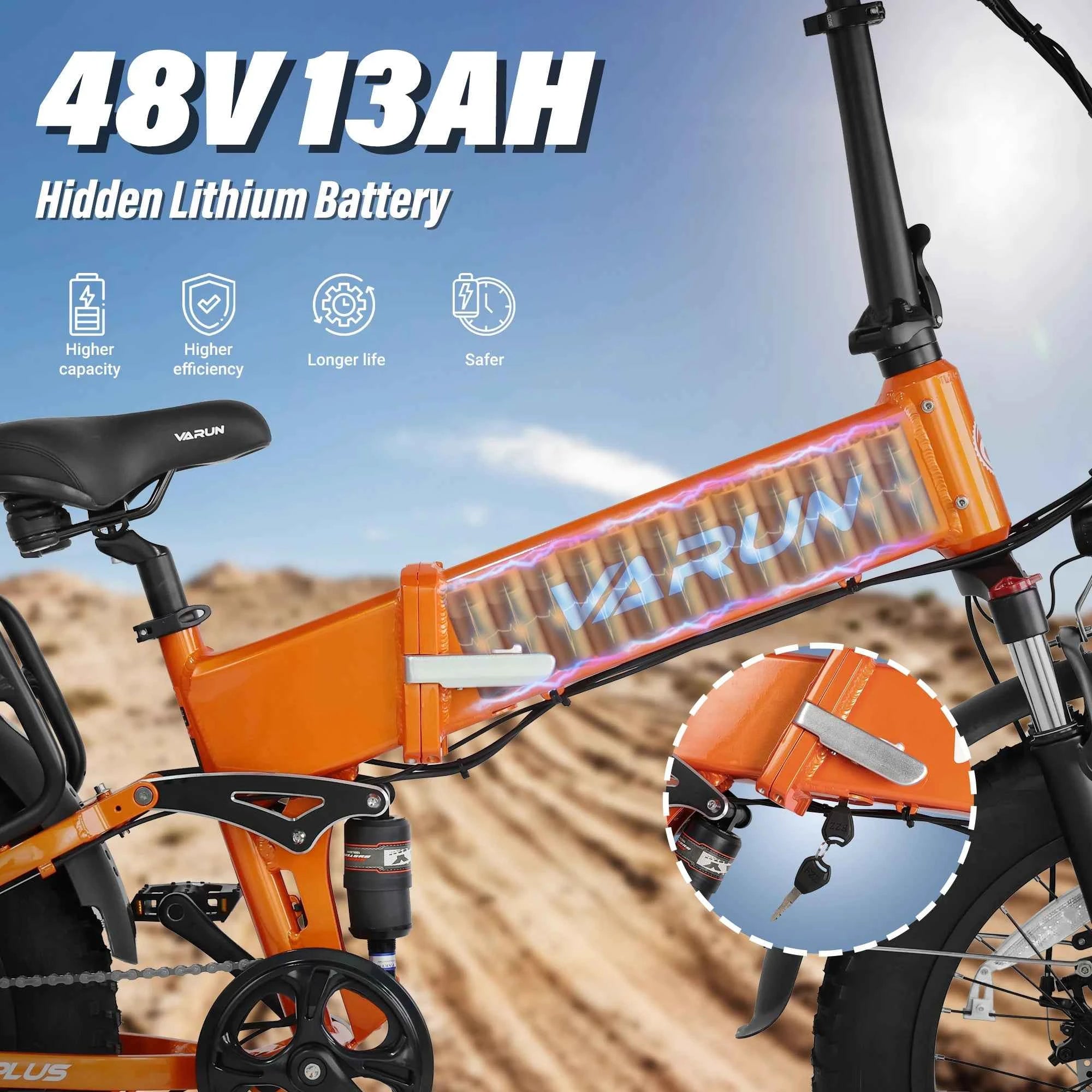 Foldable Fat Tire E-Bike 750W